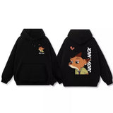 Áo Hoodie Nam Nữ Form Basic Chất Nỉ Bông Dày Dặn Hình In Judy - Nick