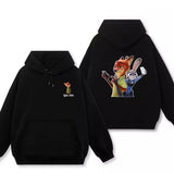 Áo Hoodie Nam Nữ Form Basic In Tên + Hoạt Hình