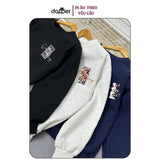 Áo Sweater Nỉ Bông Cao Cấp In Tên+Ảnh Couple
