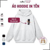 Áo Hoodie Nỉ Bông Cao Cấp, In Tên Bạn Và Kèm Ảnh