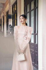 Vietnam Modernized Ao Dai | Ao Dai Lua Hong