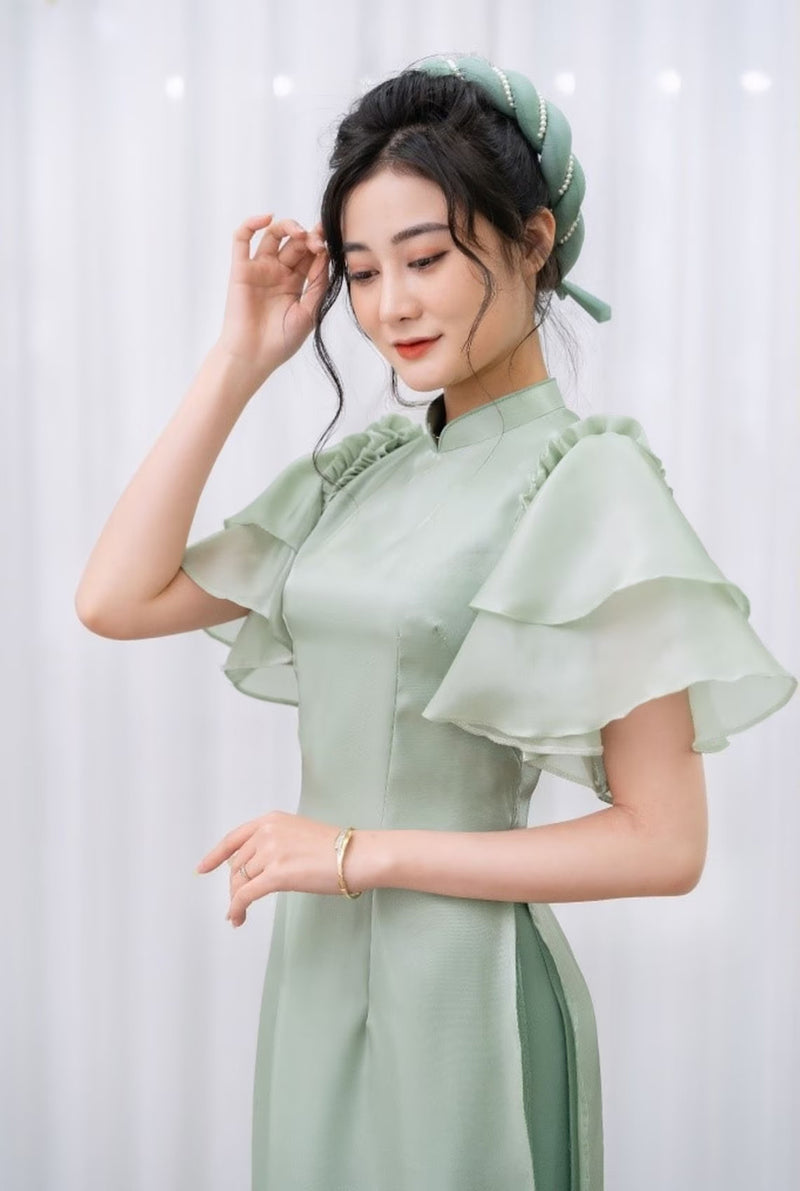 Vietnam Modernized Ao Dai | Ao Dai Tay Voan