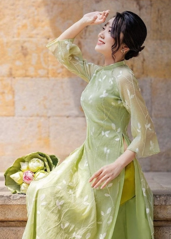 Voan Loose Ao Dai