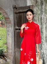 Modernized Ao Dai With Butterfly Motif