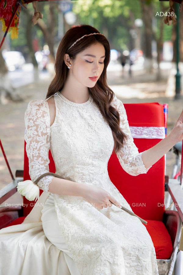 Vietnam Modernized Ao Dai | Ao Dai Ren Hoa