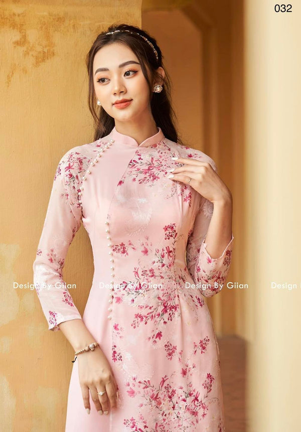 Vietnam Traditional Ao Dai | Ao Dai Truyen Thong Dinh Ngoc