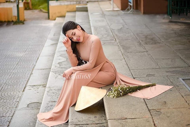 Vietnam Traditional Ao Dai | Ao Dai Viet Chiffon 4 Ta