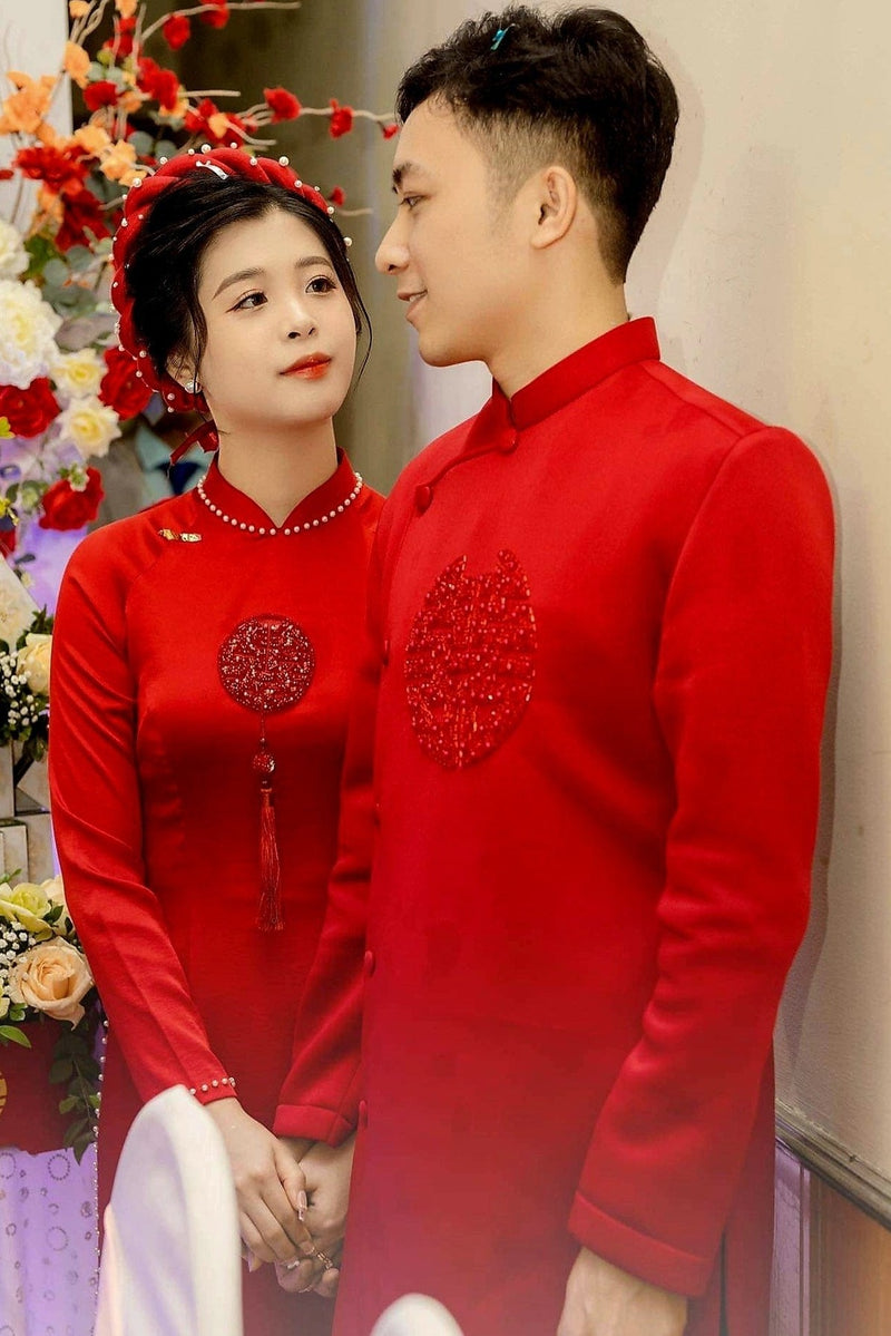 Wedding Ao Dai | Ao Dai Cuoi Lua Van Go