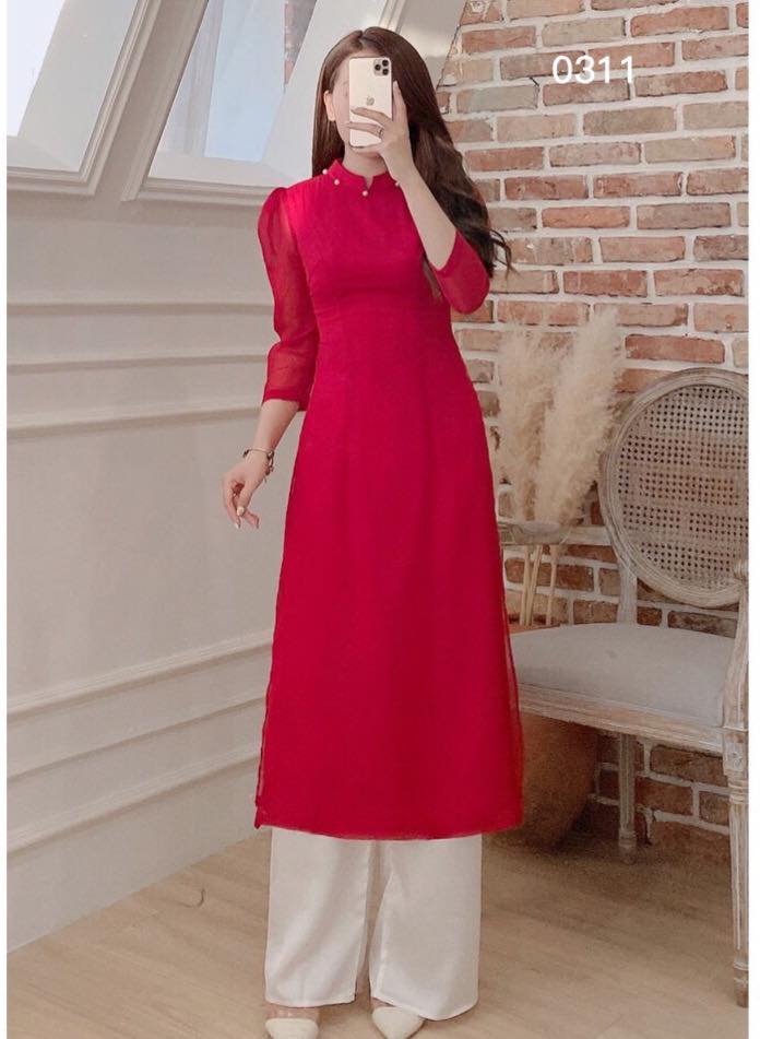 Vietnam Traditional Ao Dai | Ao Dai Truyen Thong Dinh Ngoc Trai