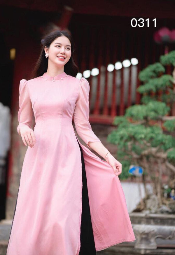 Vietnam Traditional Ao Dai | Ao Dai Truyen Thong Dinh Ngoc Trai