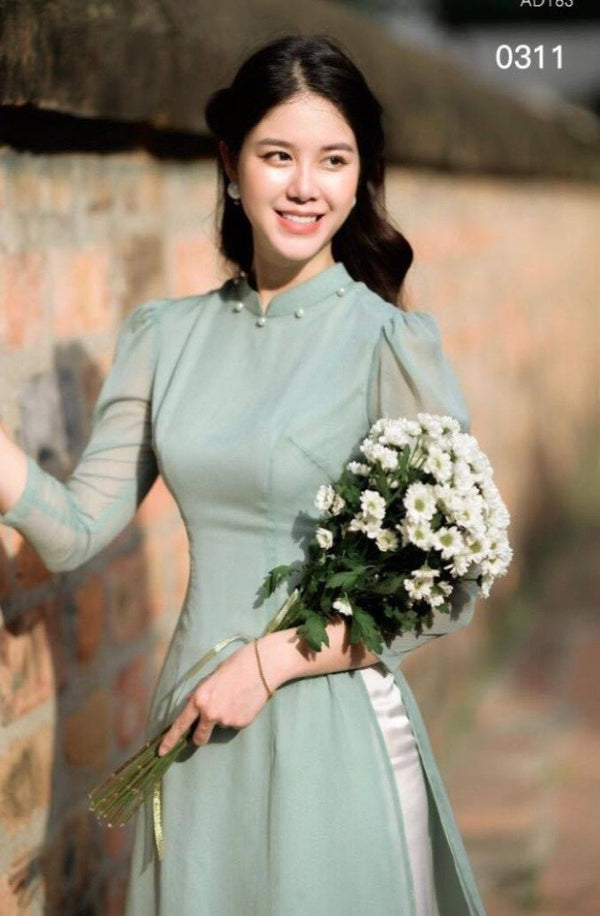 Vietnam Traditional Ao Dai | Ao Dai Truyen Thong Dinh Ngoc Trai