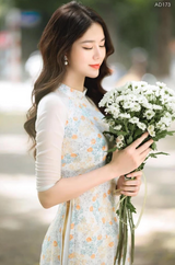 Vietnam Traditional Ao Dai | Ao Dai Voan Hoa Nhi