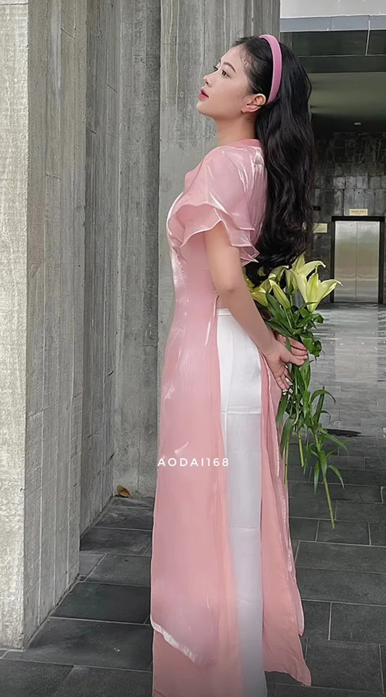Vietnam Modernized Ao Dai | Ao Dai To Song Tay Beo