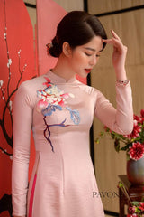 Vietnam Traditional Ao Dai | Ao Dai Truyen Thong Theu Hoa