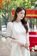 Vietnam Modernized Ao Dai | Ao Dai Ren Hoa