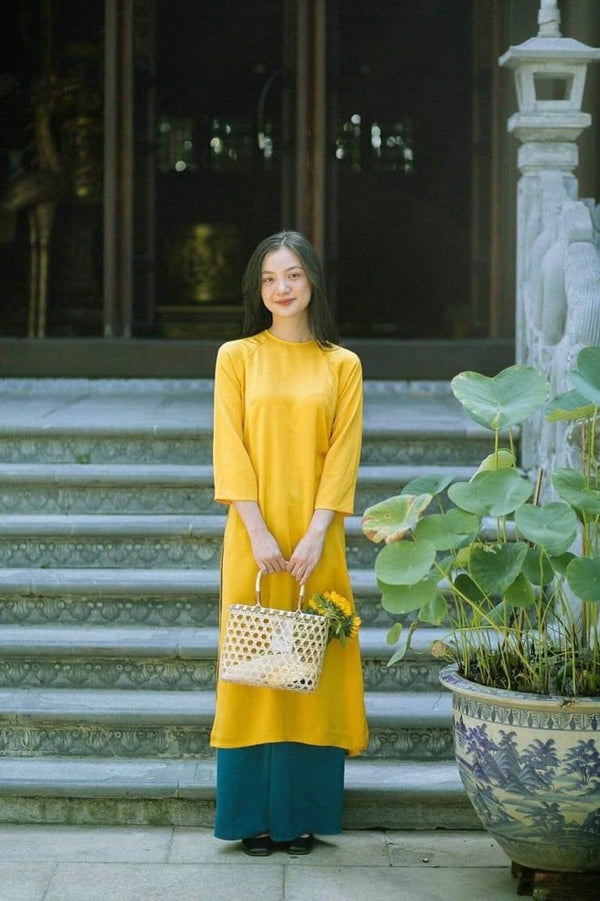 Vietnam Traditional Ao Dai | Ao Dai Lua Ta Dai