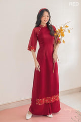 Vietnam Modernized Ao Dai | Ao Dai Phoi Voan Hoa