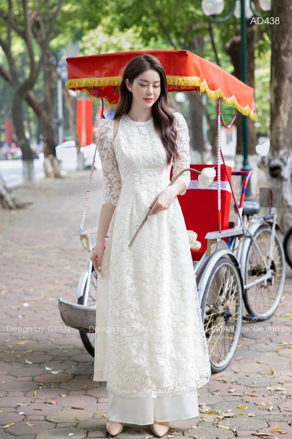 Vietnam Modernized Ao Dai | Ao Dai Ren Hoa