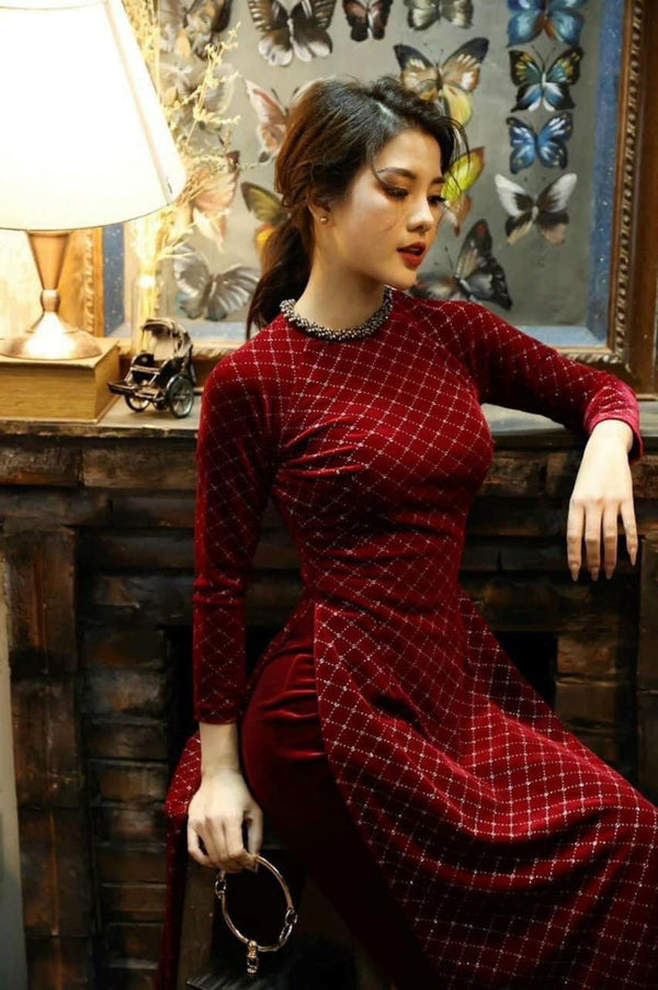Vietnam Traditional Ao Dai | Ao Dai Nhung